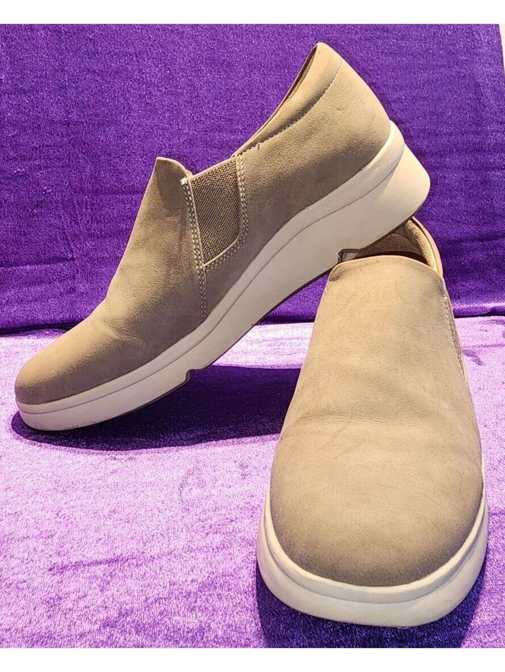 Soul Naturalizer Women's Taupe Slip-On Casual Shoes, sz 11